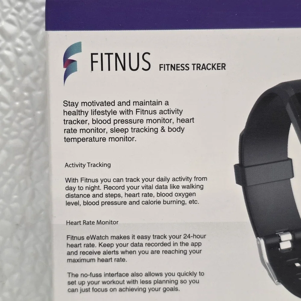 FITNUS Smart Watch Fitness Tracker V2 - New In Box